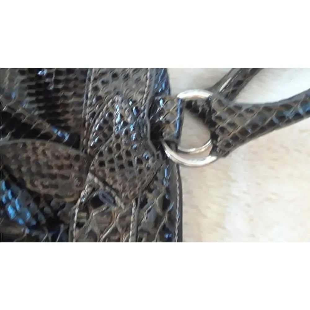 Faux Snake Skin Shoulder Bag NWOT